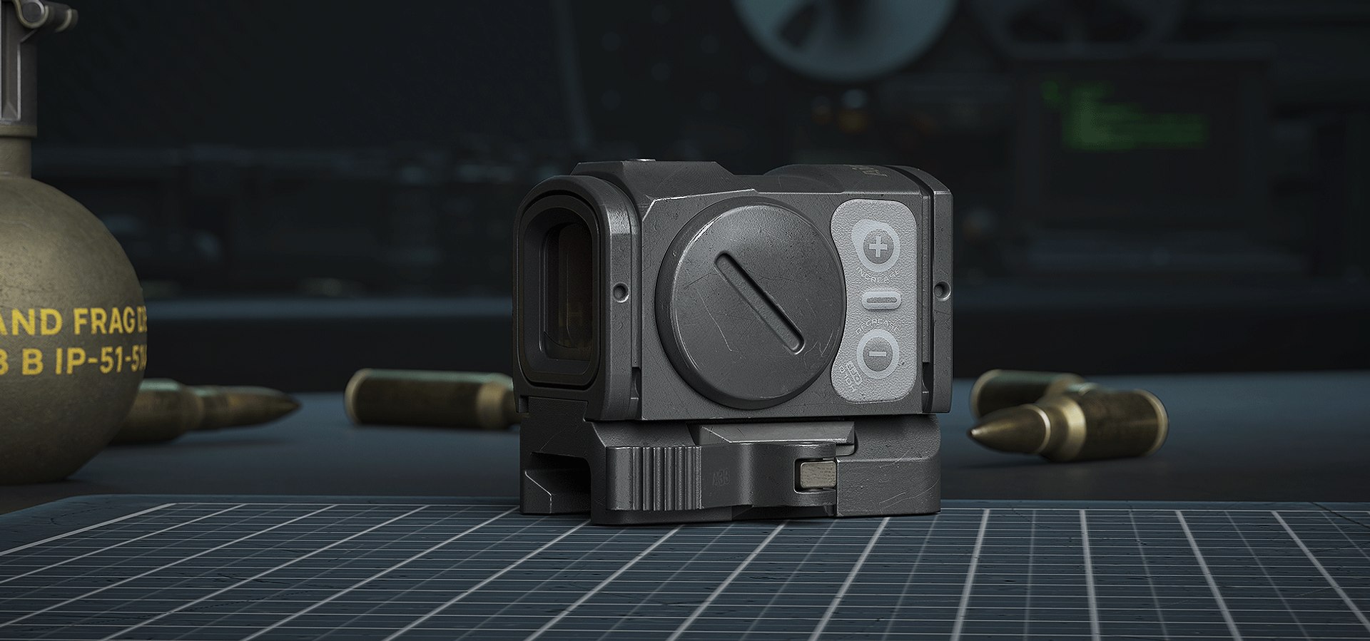 Aimpoint ACRO Default - Replica GameReady Low-poly 3D - TurboSquid 2069215