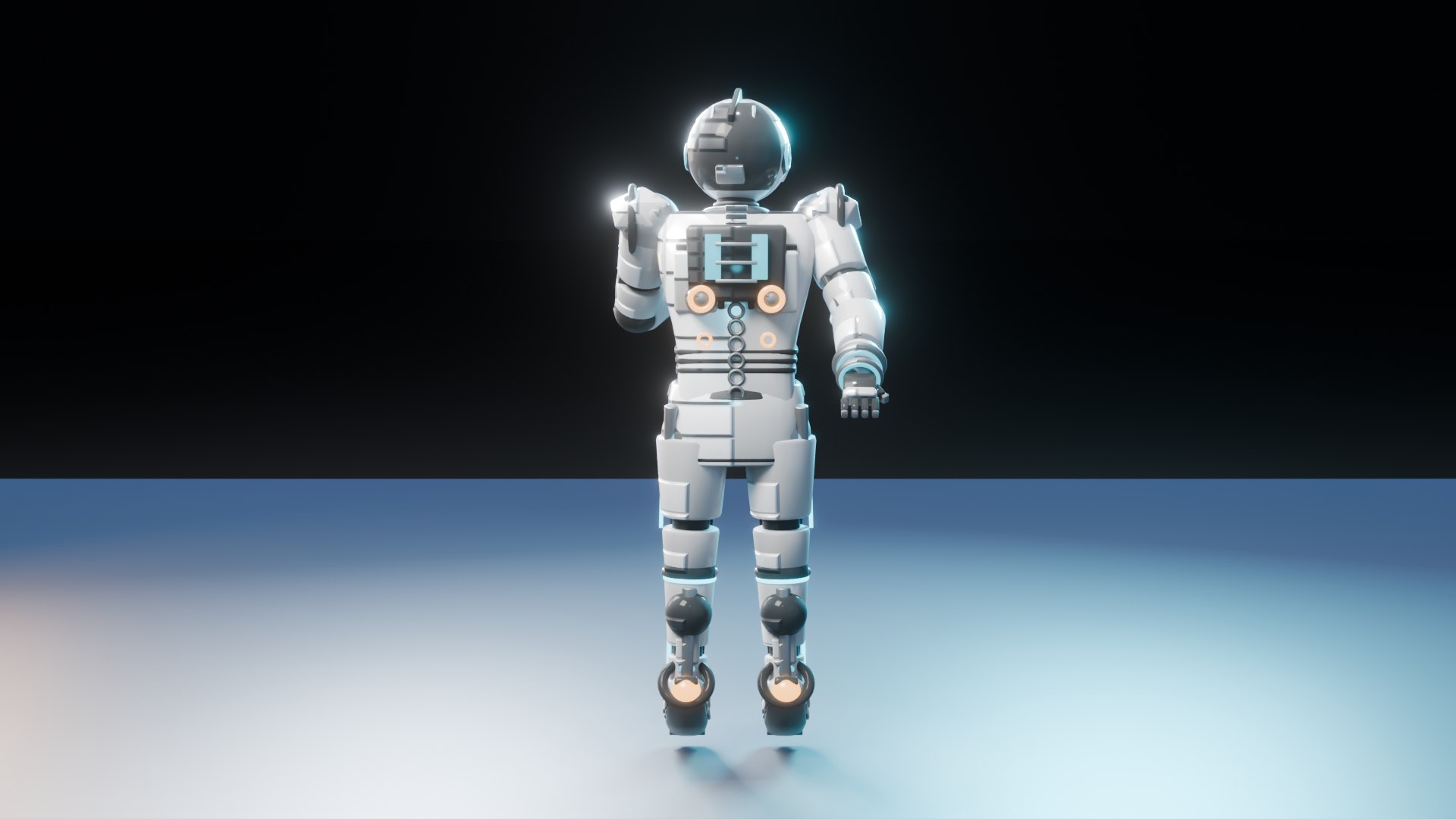 Sporty Humanoid Robot - Rigged 3D - TurboSquid 2641192