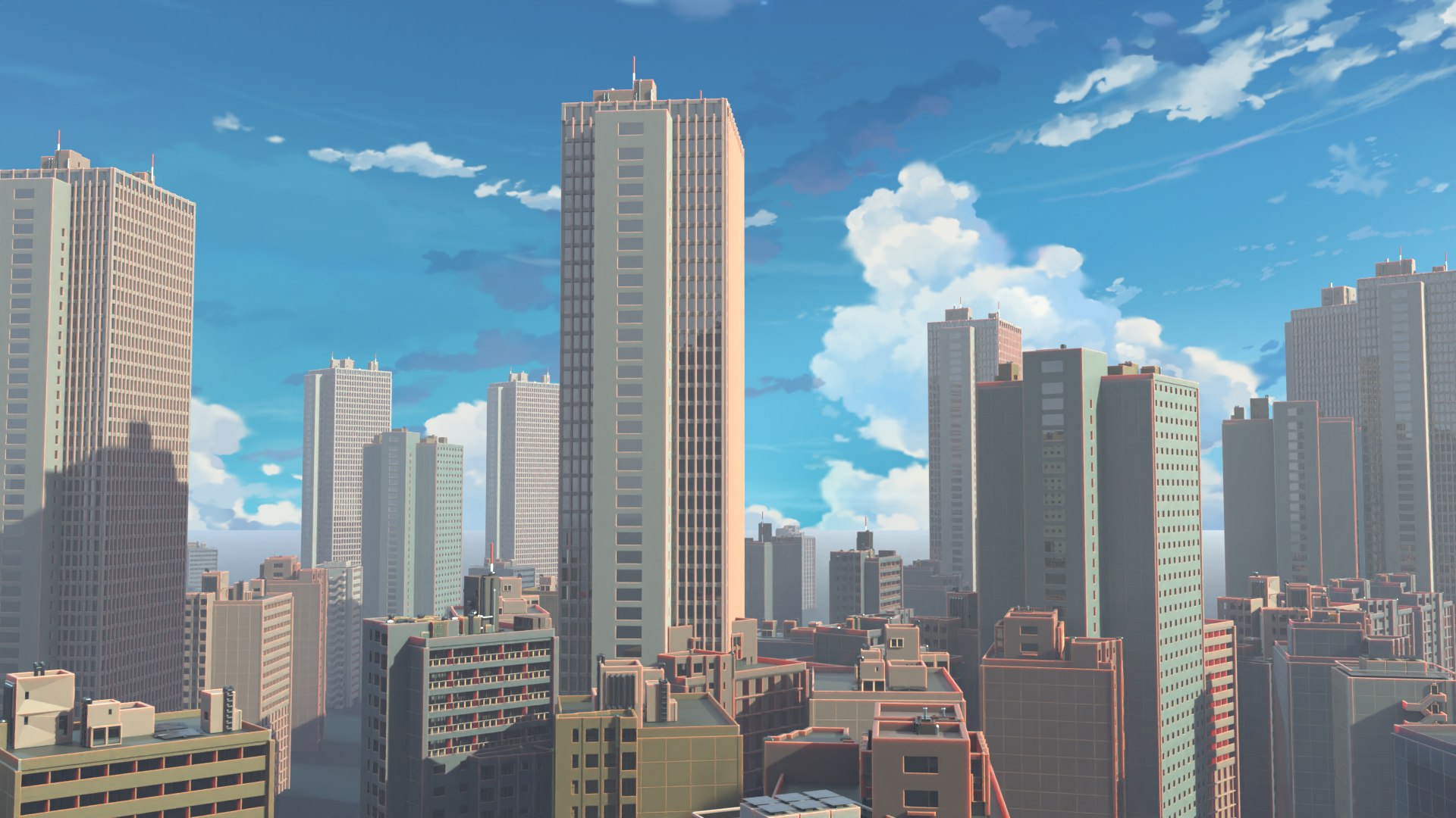 3D procedural anime cartoon city - TurboSquid 2081457