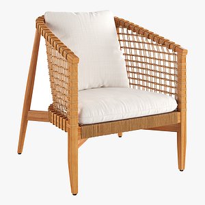 Kuna Accent Chair 3D model