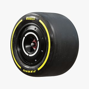 Pack of F1 Pirelli P-Zero 18 inches 2022 with covers model