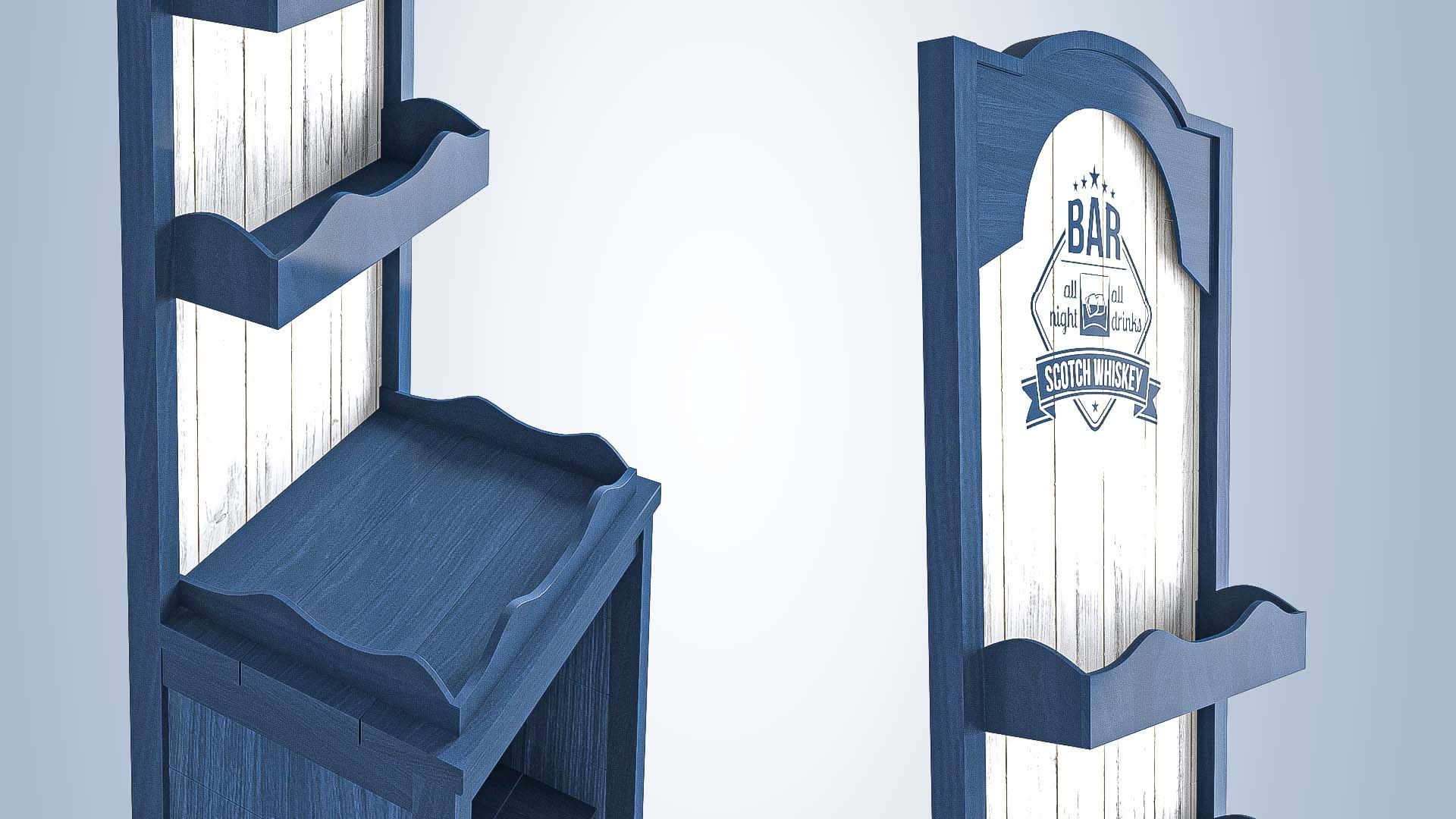 Product Display Rack 3D Model - TurboSquid 2039819