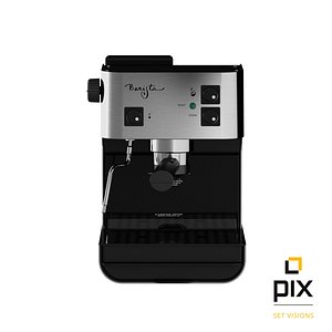 3d realistic starbucks barista coffee machine