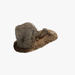 3D Anydrafts Riverway Rock 02