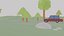 Autopaket 3D Low-Poly