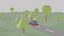 Autopaket 3D Low-Poly