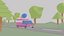 Autopaket 3D Low-Poly