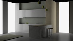 3D kitchen model