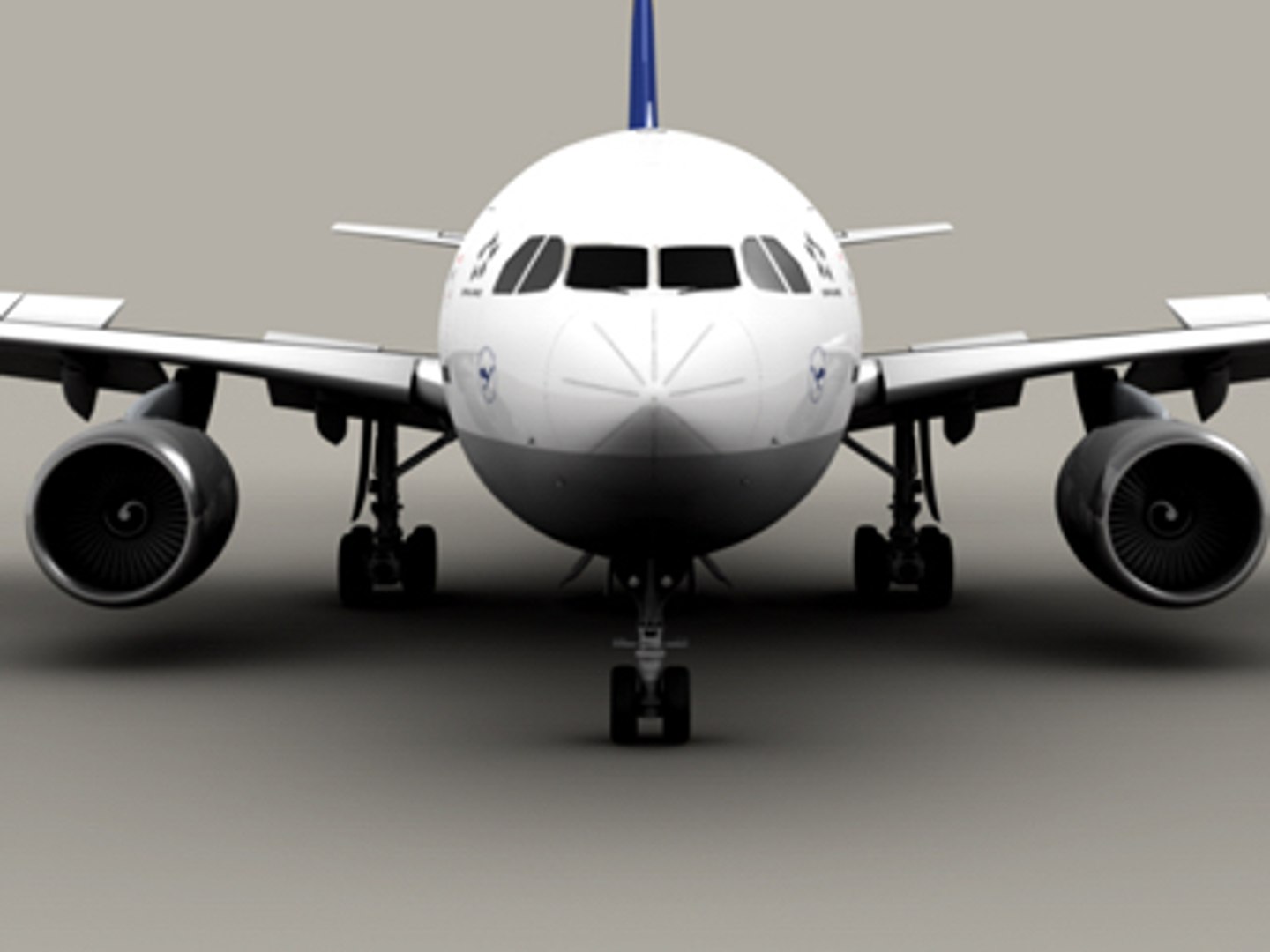 Airbus A310 Lufthansa 3d Model