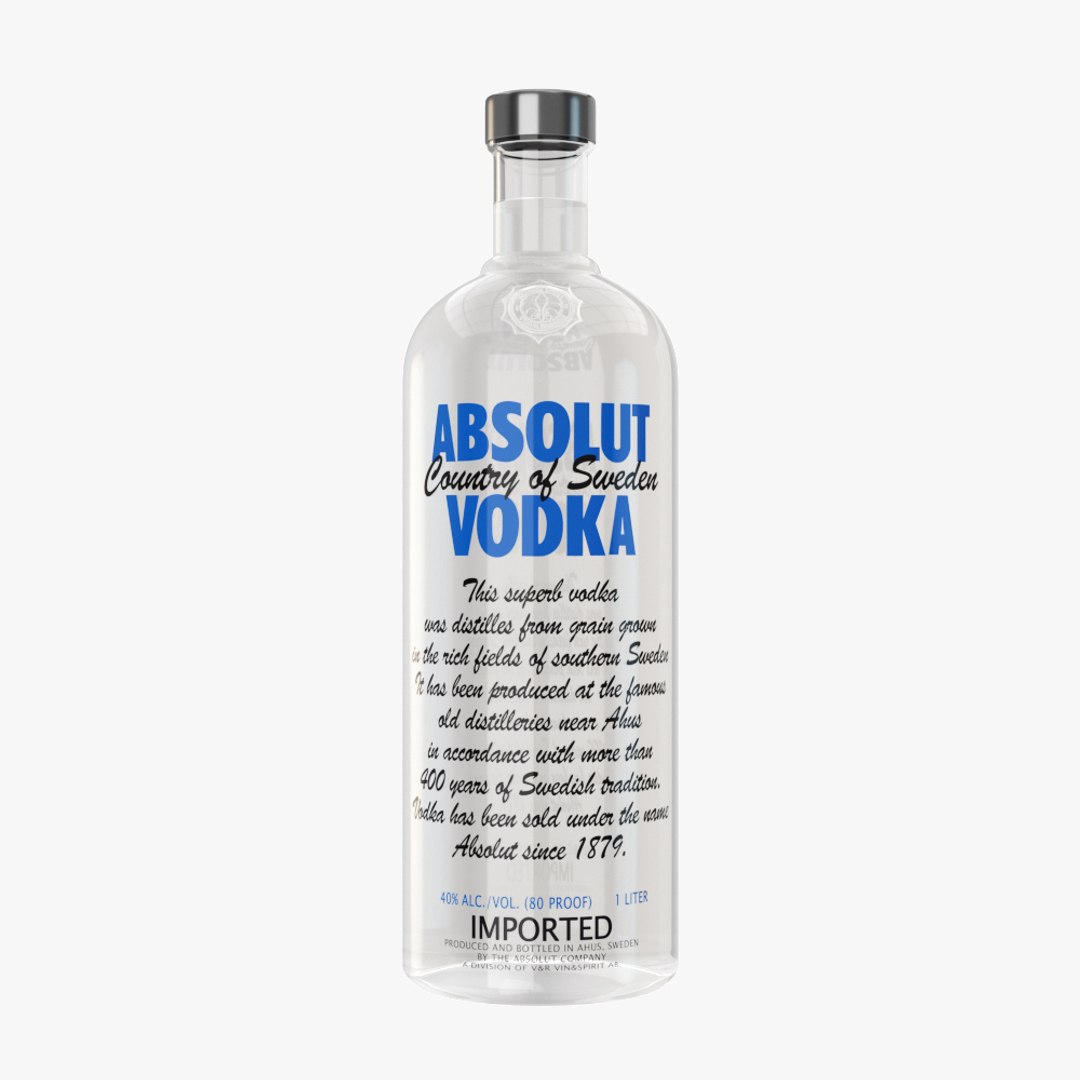 3D alcohol pack johnnie model - TurboSquid 1268529