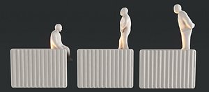 3D CERAMIC WALL LIGHT  - UMARELL model