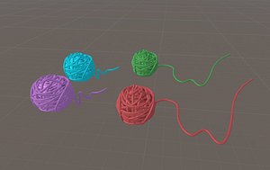 ball yarn 3D model