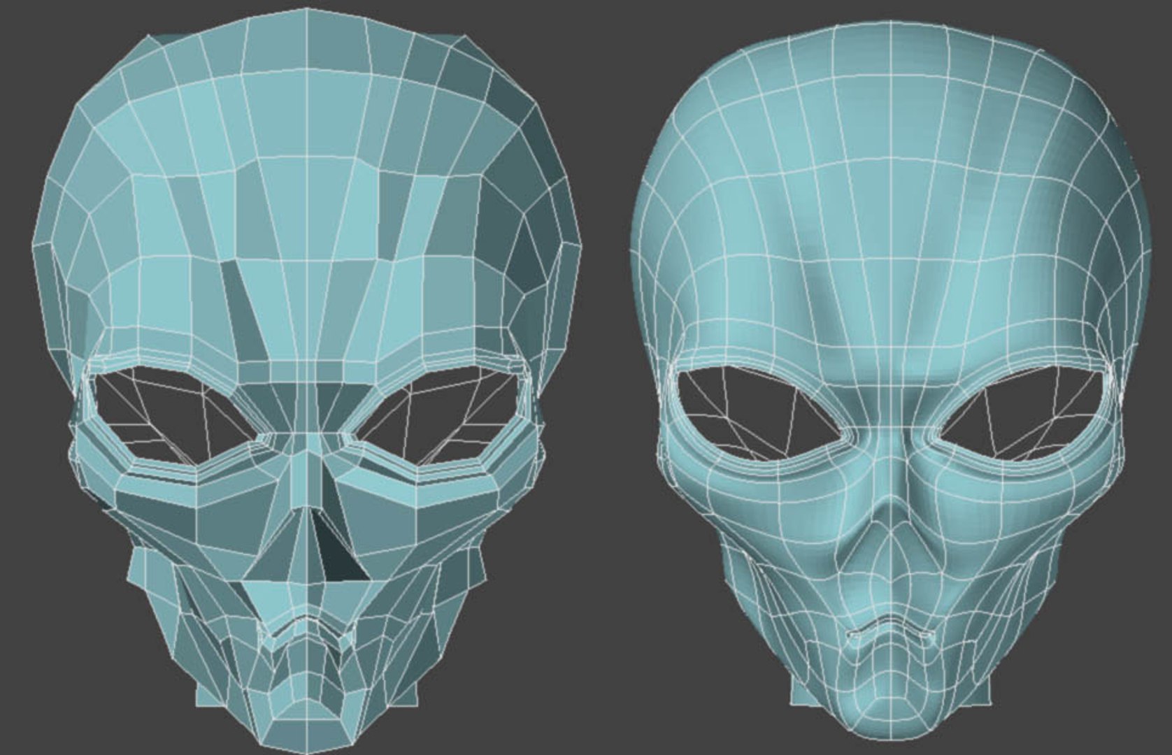 3d Alien Scifi Model