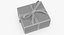 gift cardboard package box 3D model