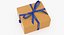 gift cardboard package box 3D model