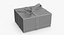 gift cardboard package box 3D model