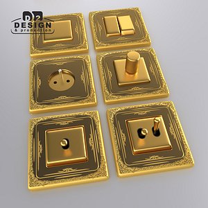 switches outlet 3d model