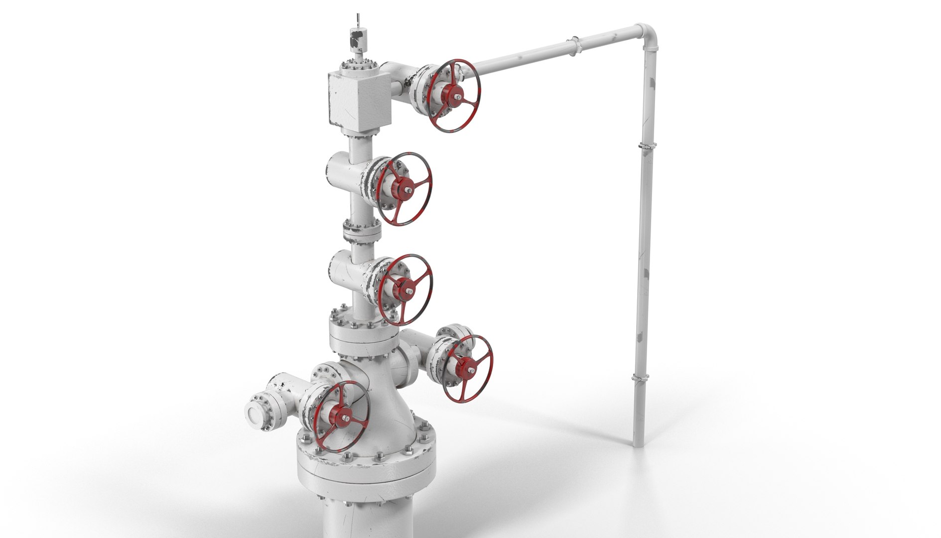 3D Oilfield Wellhead - TurboSquid 1401459