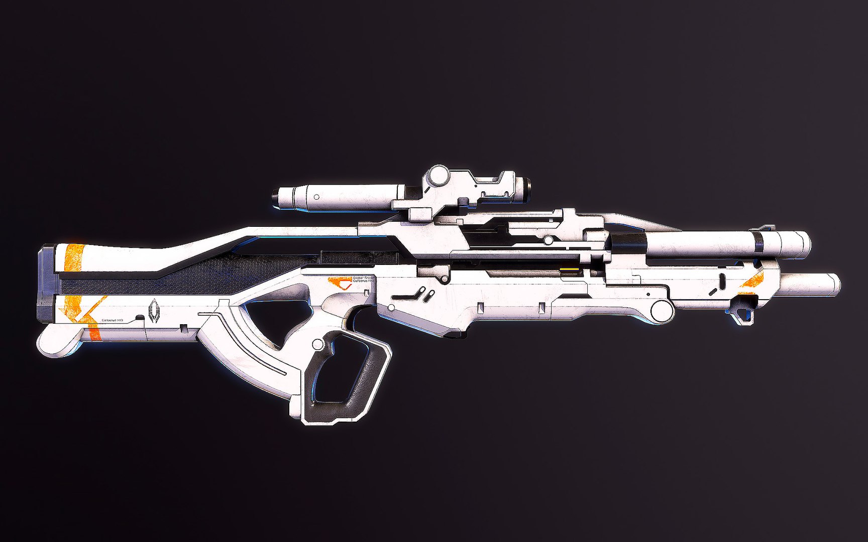 Cerberus M13 Raptor Sniper MASS EFFECT 3D Model TurboSquid 2165619