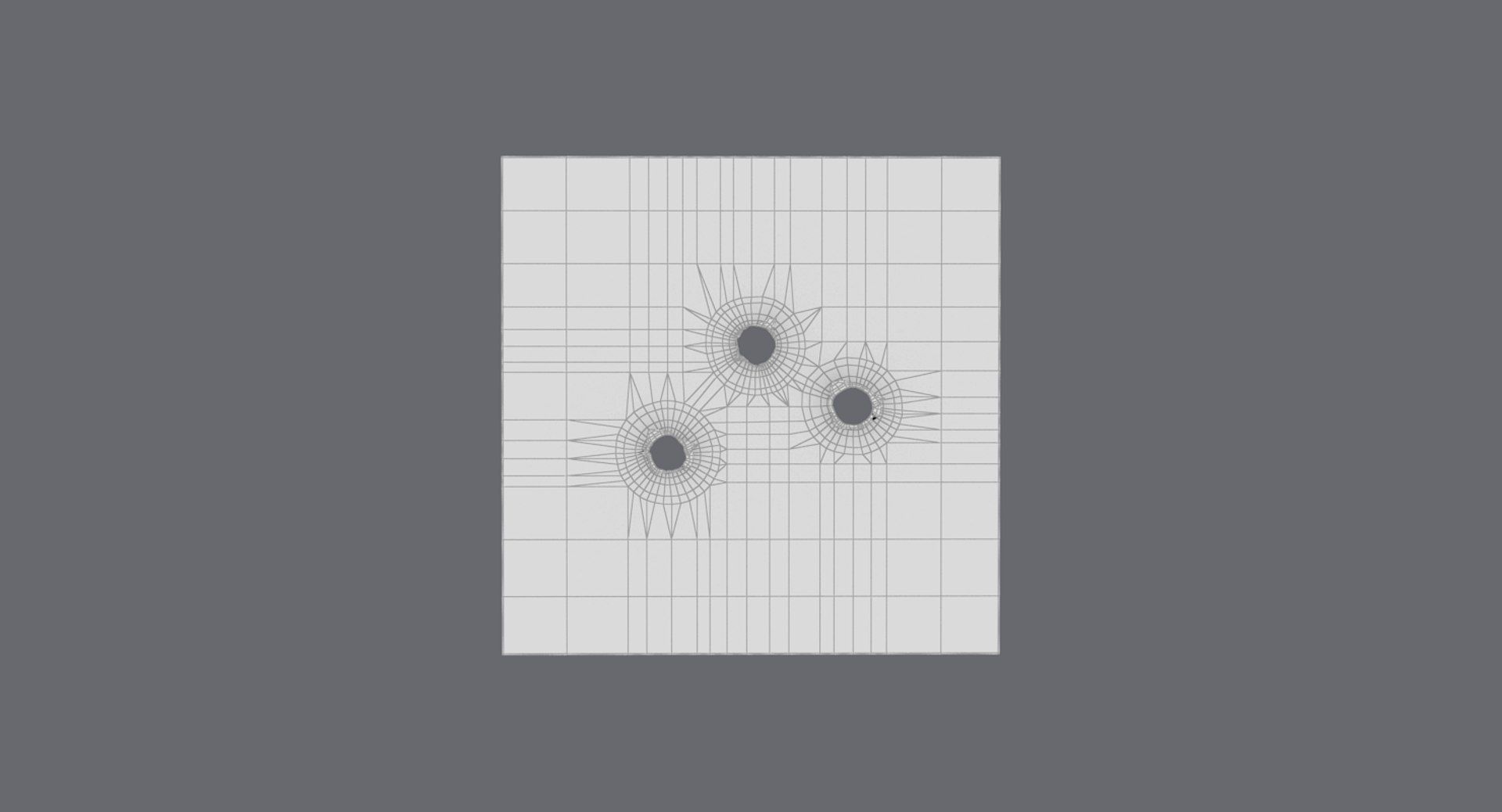 3d Bullet Holes Metal