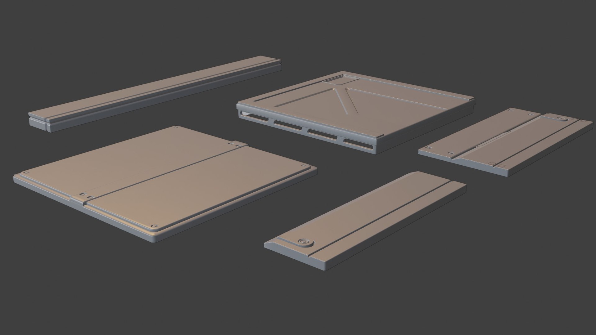 3D Sci-fi Modular Pack Model - TurboSquid 1650802