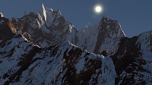 High Poly Mountain
