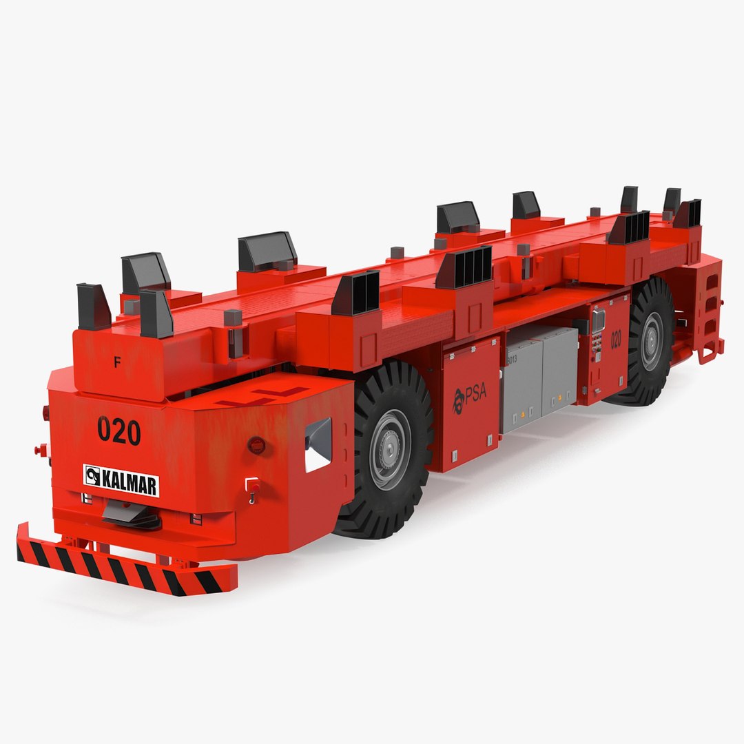 Kalmar AGV Rigged 3D Model 3D model preview