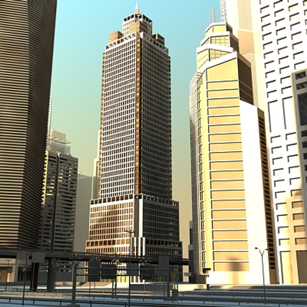 Cityscape 3d Model