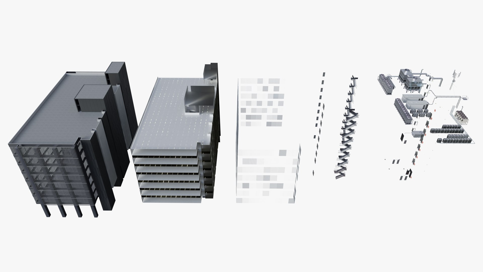 3D Modular City - Building AS28 - TurboSquid 2074443