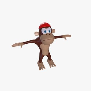 3D Monkey cartoon