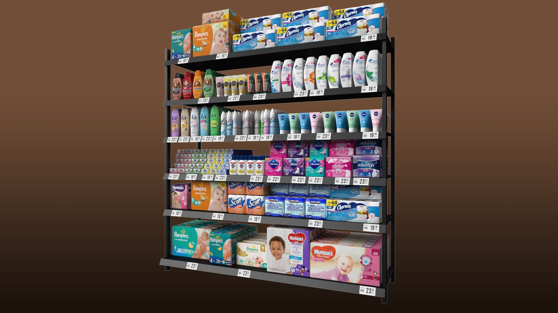 Shelf hygiene 3D - TurboSquid 1632303