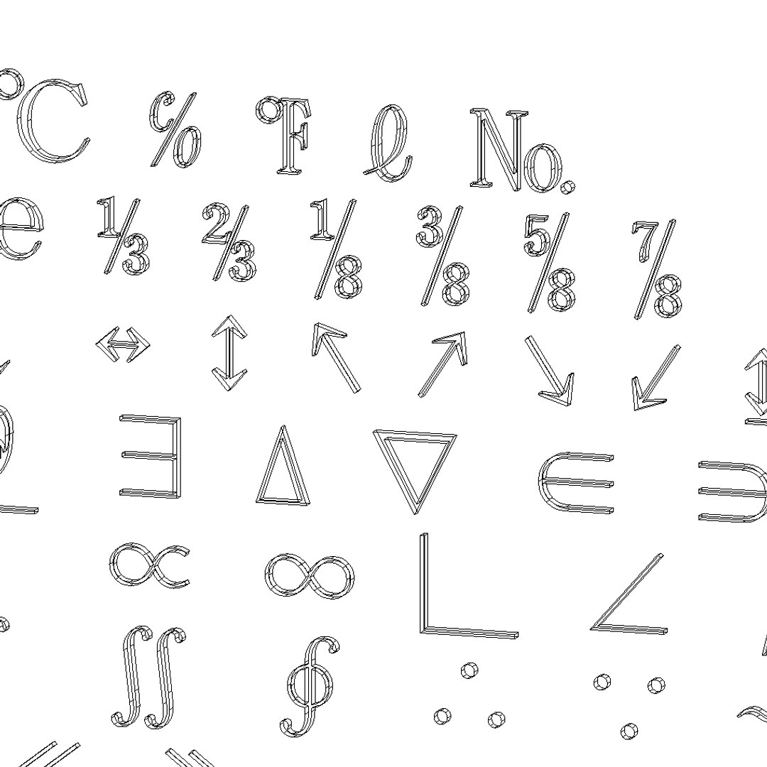 symbols4 ms mincho font 3D model https://p.turbosquid.com/ts-thumb/l3/0EbyZh/RfCxhZdV/symbols4msminchofont8/png/1497237498/1920x1080/fit_q87/1de82e088fbc73c60aca4290f929ec4b3bb067bf/symbols4msminchofont8.jpg