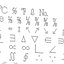 Symbole4 MS Mincho Schriftart CG CAD-Daten