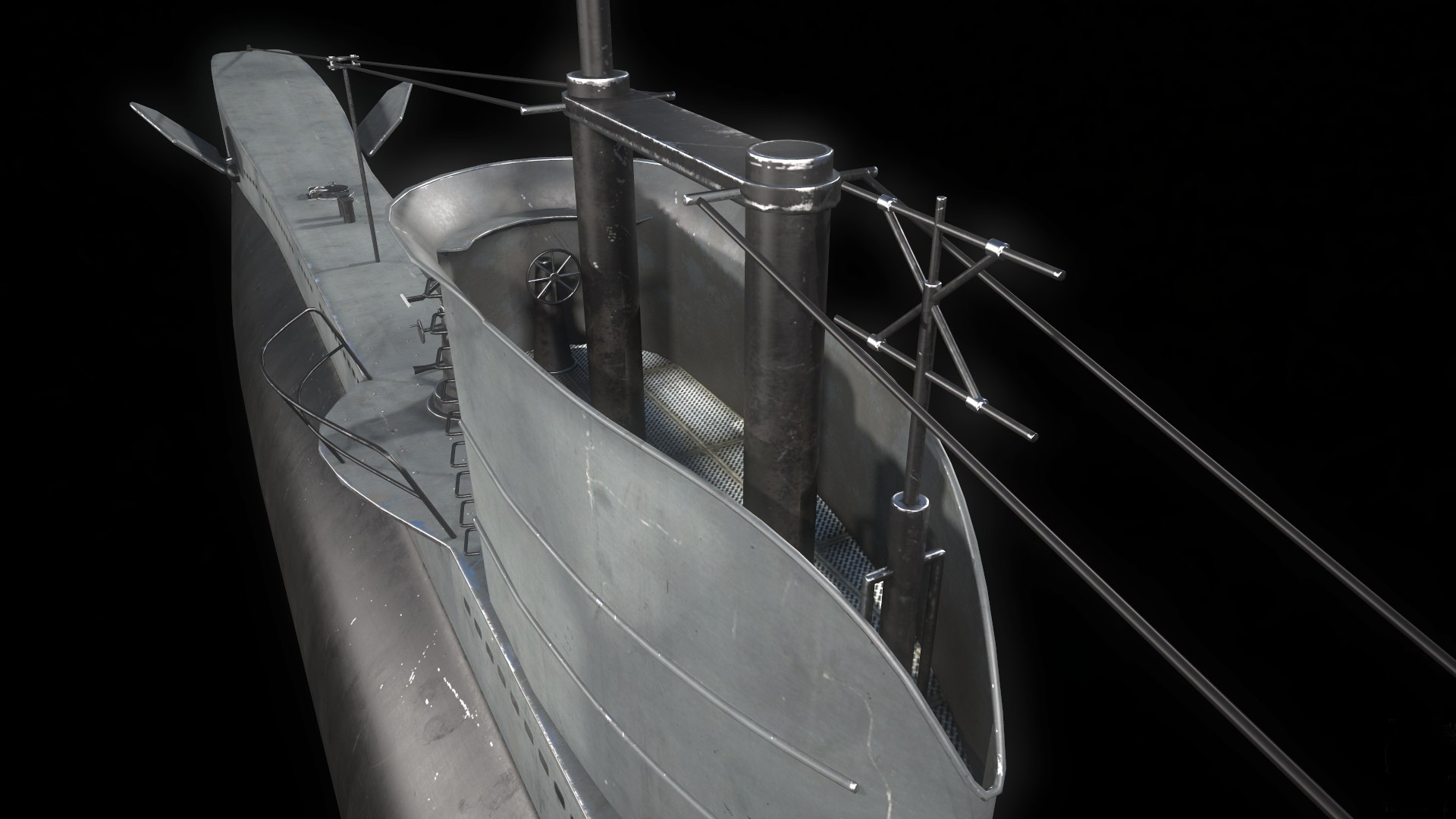 3D u-type submarine model https://p.turbosquid.com/ts-thumb/l3/6U7B1Q/OhOlxK5i/screenshot035/png/1515797486/1920x1080/fit_q87/02b8943357c3ec6d54767ae541a2d8f2773186a9/screenshot035.jpg