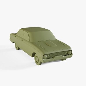 3D Ford Falcon 1960