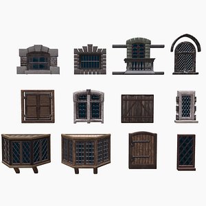 window 3D model