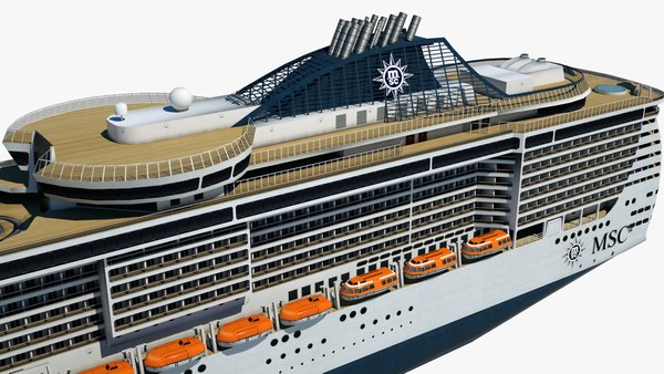 Cruise msc preziosa ship 3D - TurboSquid 1240181