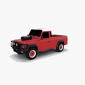 3d land rover defender 110 model