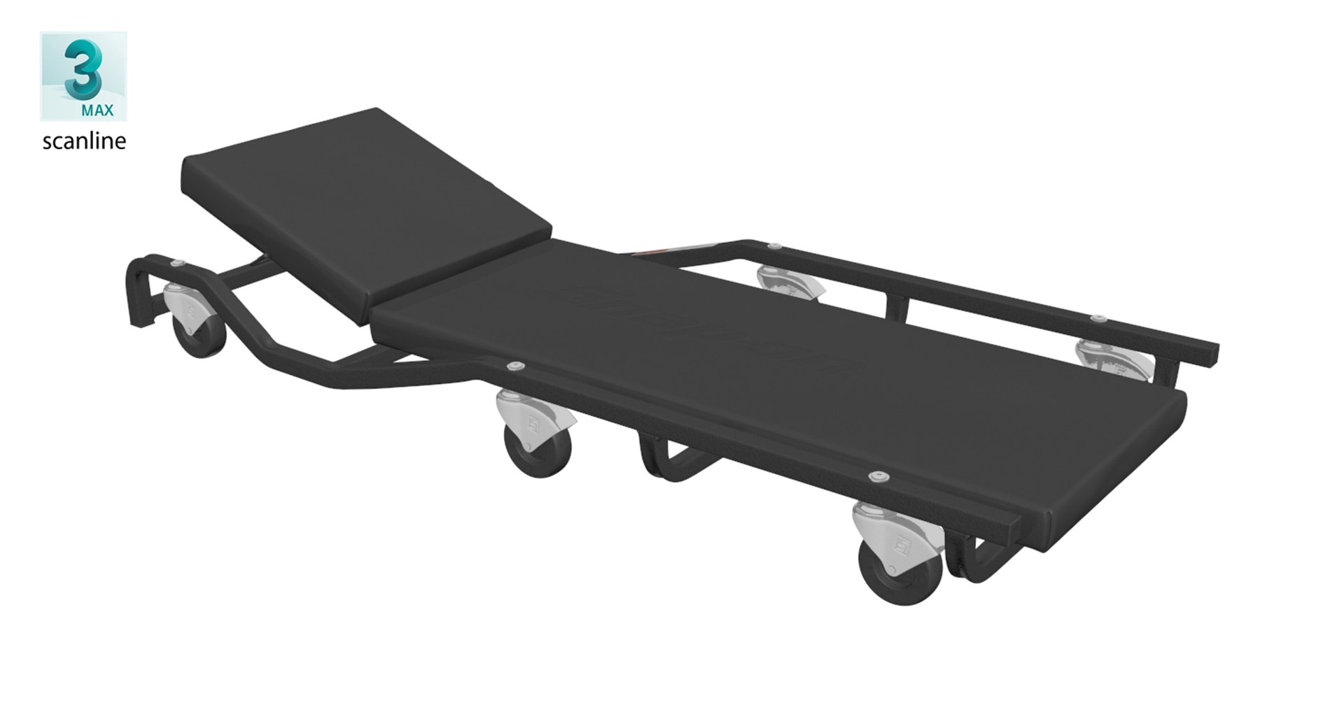 3D car creeper black jcw65abl model TurboSquid 1394729