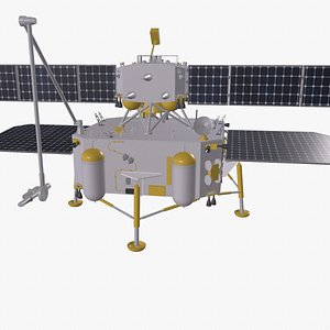 3D change 6 lunar probe model