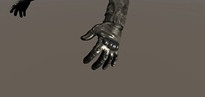Hands with Military Gloves