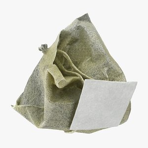 Green Tea Bag 01 - Raw Scan