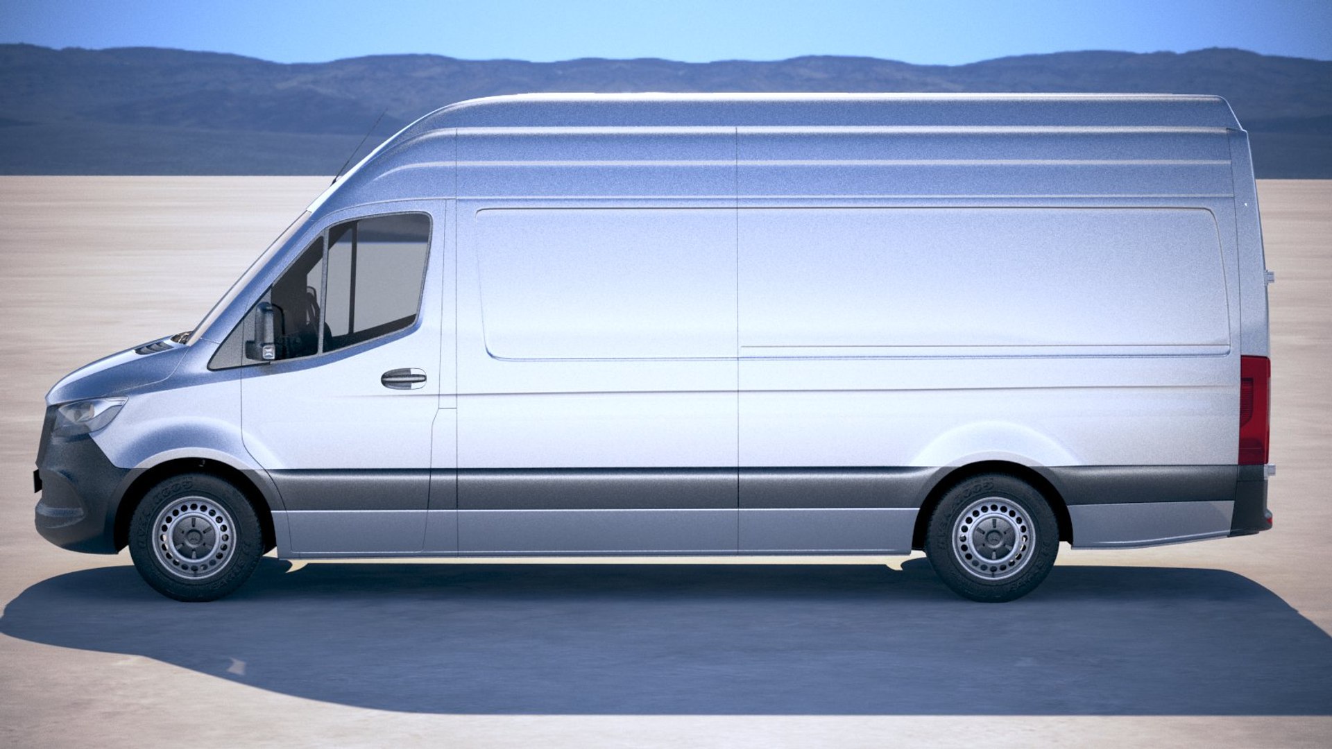 3D Model Mercedes-benz Sprinter Long - TurboSquid 1369817