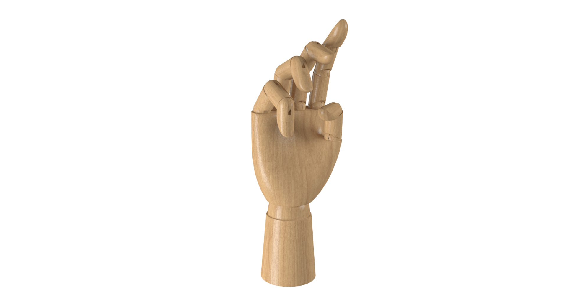 Wooden Hand Models Collection 3D Model $59 - .3ds .fbx .obj .ma