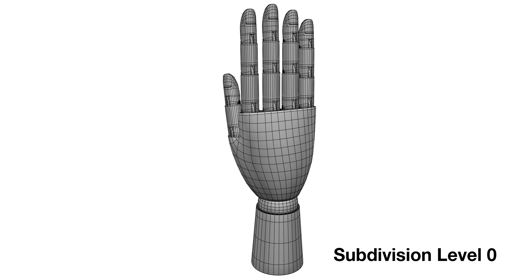 Wooden mannequin hand rig 3D model - TurboSquid 1168651