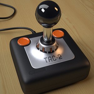 retro joystick obj