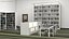 3D Library Furniture Set