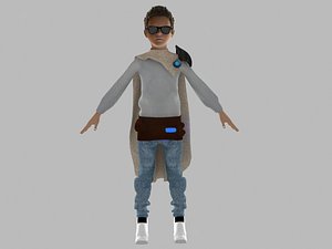 boys kids male 3d max