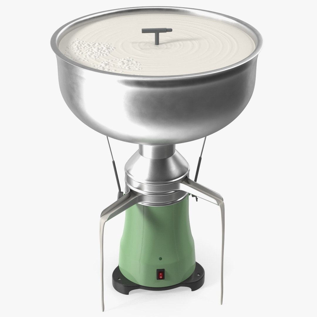 Cream Separator With Milk Generic 3D model preview