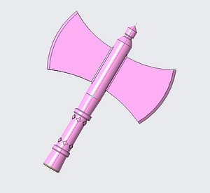 3D axe model